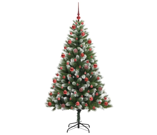 Mākslīgais Eņģu Ziemassvētku Koks Ar Pūkainu Sniegu 180 Cm Vidaxl