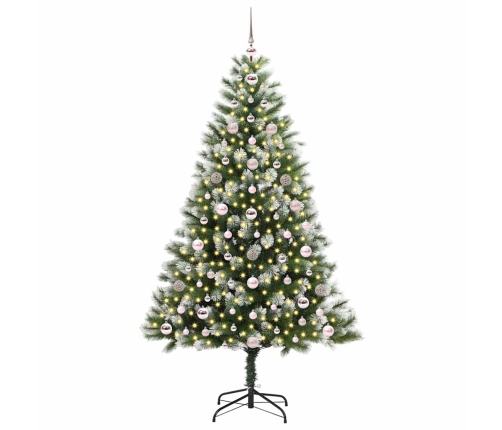 Mākslīgais Eņģu Ziemassvētku Koks Ar Pūkainu Sniegu 180 Cm Vidaxl