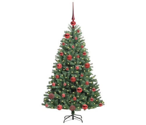 Mākslīgā Saliekamā Ziemassvētku Egle Zaļa 120 Cm Pvc Un Metāls Vidaxl