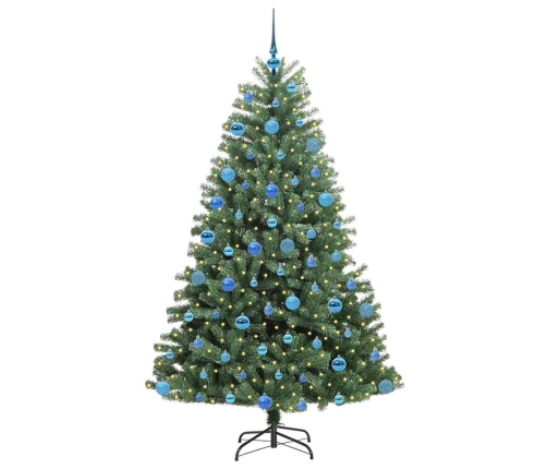 Mākslīgā Saliekamā Ziemassvētku Egle Zaļa 180 Cm Pvc Un Metāls Vidaxl