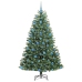 Mākslīgā Saliekamā Ziemassvētku Egle Zaļa 180 Cm Pvc Un Metāls Vidaxl