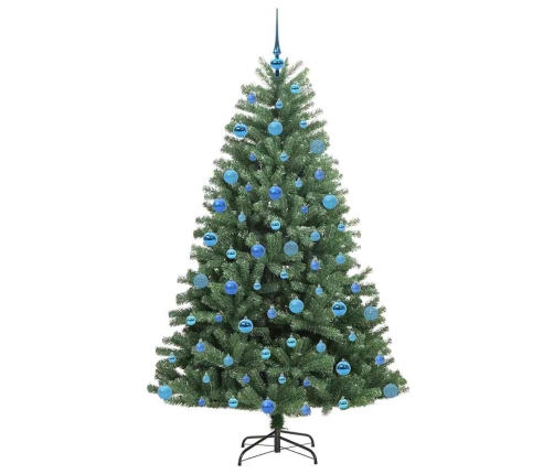 Mākslīgā Saliekamā Ziemassvētku Egle Zaļa 180 Cm Pvc Un Metāls Vidaxl