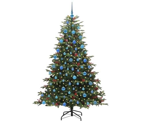 Mākslīgā Ziemassvētku Eglīte Su 300 Led Ar Statīvu Zaļa 180 Cm Vidaxl