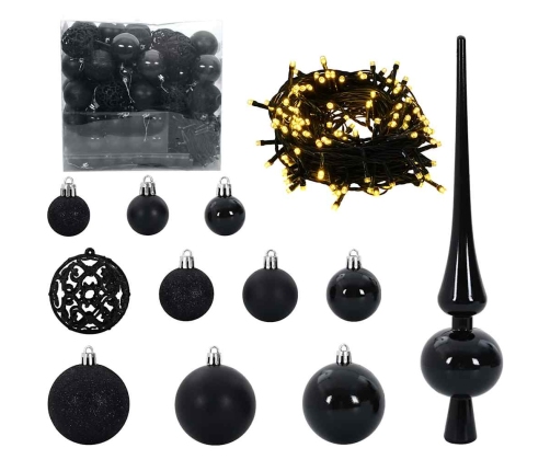 Mākslīgā Saliekamā Ziemassvētku Egle Zaļš Un Balts 240 Cm Pvc Vidaxl