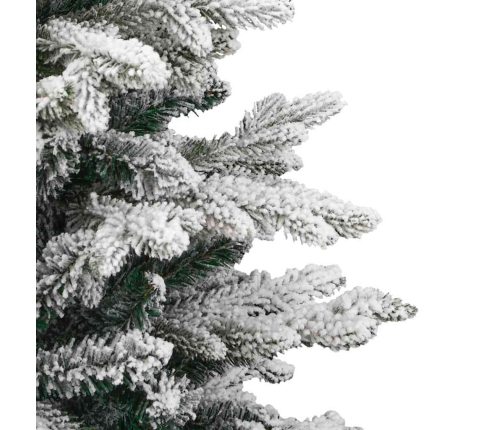 Mākslīgā Saliekamā Ziemassvētku Egle Balts 150 Cm Pe Un Pvc Vidaxl