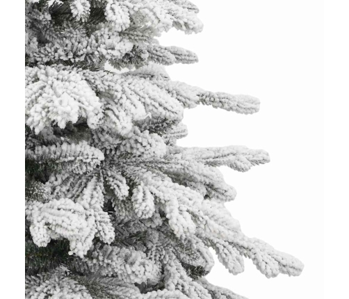 Mākslīgā Saliekamā Ziemassvētku Egle Balts 240 Cm Pe Un Pvc Vidaxl