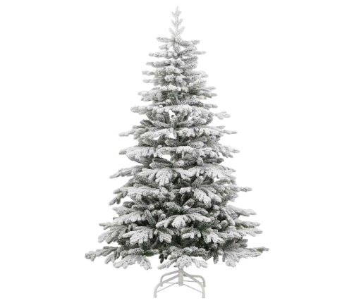 Mākslīgā Saliekamā Ziemassvētku Egle Balts 240 Cm Pe Un Pvc Vidaxl