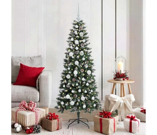 Mākslīgā Ziemassvētku Eglīte Zaļa 66 X 66 X 150 Cm Pvc Vidaxl