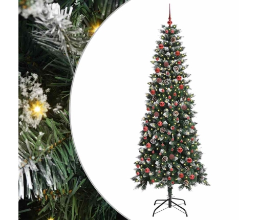 Mākslīgā Ziemassvētku Eglīte Zaļa 86 X 86 X 210 Cm Pvc Vidaxl