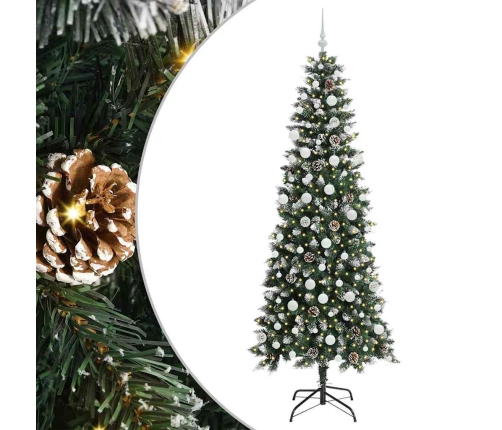 Mākslīgā Ziemassvētku Eglīte Su 300 Led Zaļa 86 X 86 X 210 Cm Vidaxl