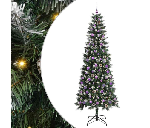 Mākslīgā Ziemassvētku Eglīte Zaļa 96 X 96 X 240 Cm Pvc Vidaxl