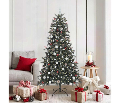 Mākslīgāziemassvētkueglīte Su 300 Led Zaļa 99 X 99 X 180 Cm Pvc Vidaxl