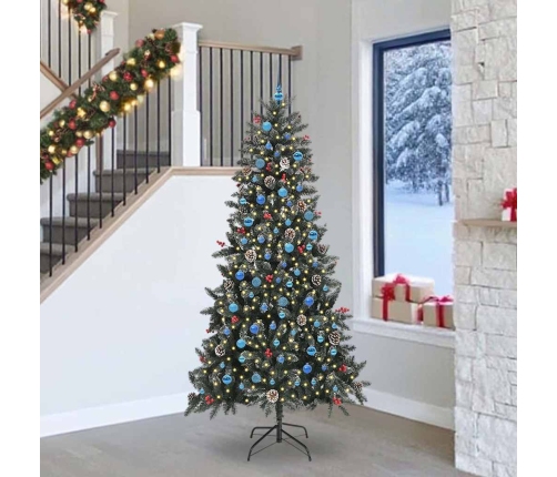 Mākslīgā Ziemassvētku Eglīte Zaļa 129.5 X 129.5 X 240 Cm Vidaxl