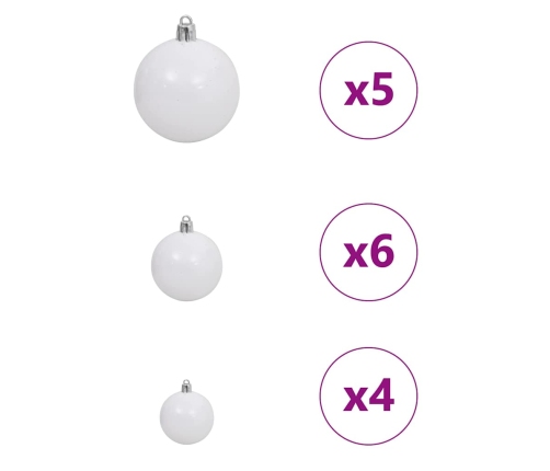 Mākslīgā Ziemassvētku Eglīte Zaļa 120 Cm Pvc Vidaxl