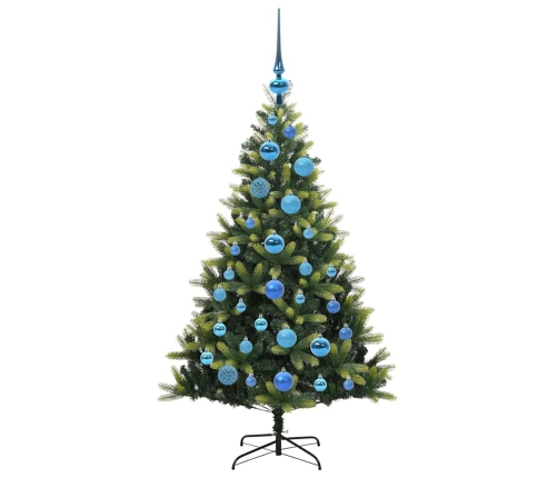 Mākslīgā Izliektā Ziemassvētku Egle Ar 150 Led Gaismām 120 Cm Vidaxl