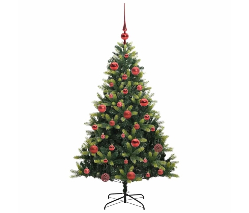 Mākslīgā Izliektā Ziemassvētku Egle Ar 150 Led Gaismām 150 Cm Vidaxl