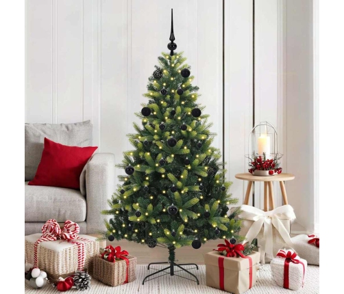 Mākslīgā Izliektā Ziemassvētku Egle Ar 150 Led Gaismām 150 Cm Vidaxl