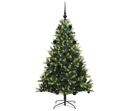 Mākslīgā Izliektā Ziemassvētku Egle Ar 150 Led Gaismām 150 Cm Vidaxl