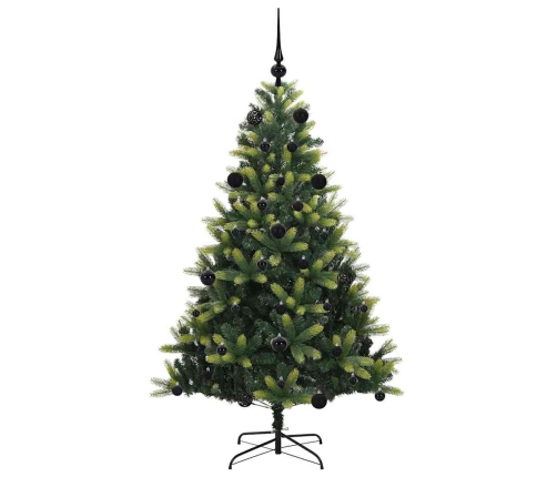 Mākslīgā Izliektā Ziemassvētku Egle Ar 150 Led Gaismām 150 Cm Vidaxl