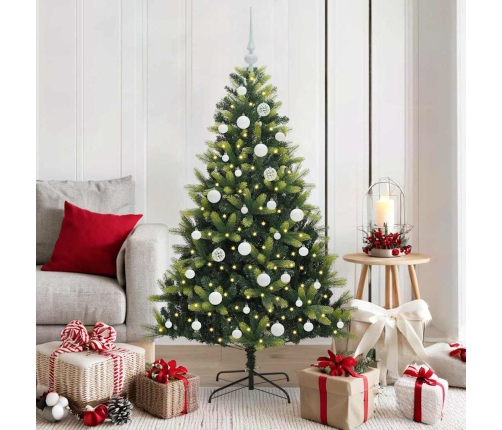 Mākslīgā Izliektā Ziemassvētku Egle Ar 150 Led Gaismām 150 Cm Vidaxl