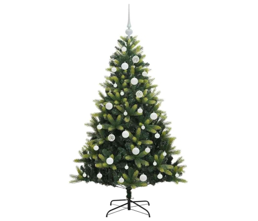 Mākslīgā Izliektā Ziemassvētku Egle Ar 150 Led Gaismām 150 Cm Vidaxl