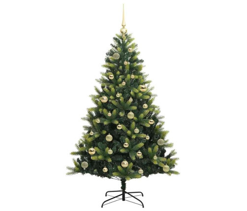 Mākslīgā Izliektā Ziemassvētku Egle Ar 150 Led Gaismām 150 Cm Vidaxl