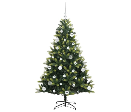 Mākslīgā Izliektā Ziemassvētku Egle Ar 150 Led Gaismām 150 Cm Vidaxl