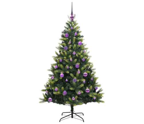 Mākslīgā Izliektā Ziemassvētku Egle Ar 150 Led Gaismām 150 Cm Vidaxl