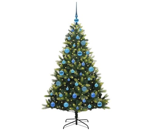 Mākslīgā Izliektā Ziemassvētku Egle Ar 150 Led Gaismām 150 Cm Vidaxl