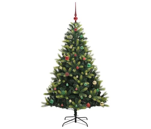 Mākslīgā Izliektā Ziemassvētku Egle Ar 150 Led Gaismām 150 Cm Vidaxl