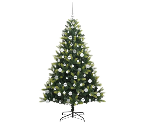 Mākslīgā Saslēgtā Ziemassvētku Egle Ar 300 Led Zaļa 180 Cm Vidaxl