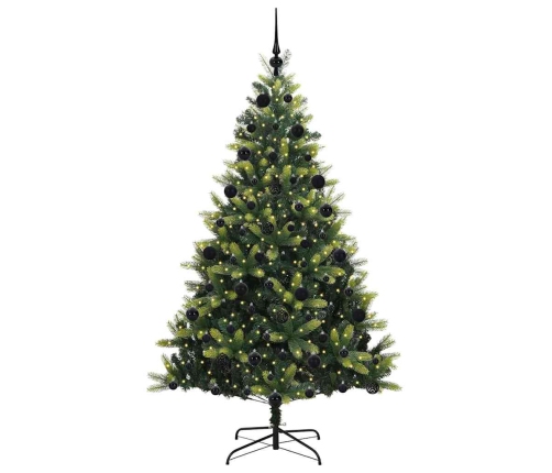 Mākslīgā Saliekamā Ziemassvētku Egle Ar 300 Led Zibspuldzēm Vidaxl