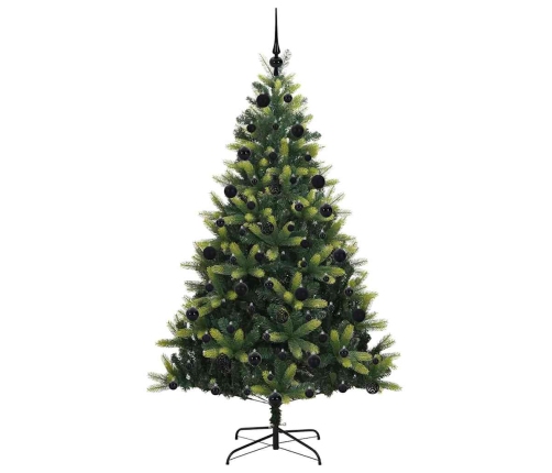 Mākslīgā Saliekamā Ziemassvētku Egle Ar 300 Led Zibspuldzēm Vidaxl