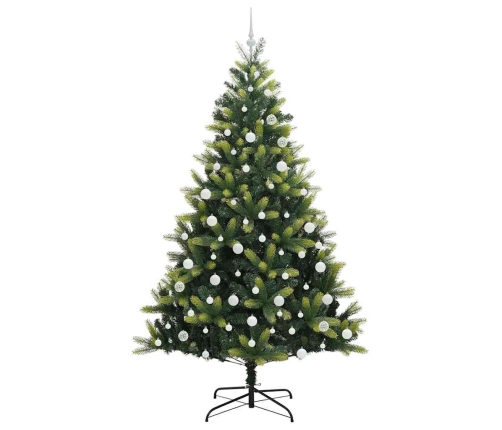 Mākslīgā Svētku Eglīte Ar 300 Led Gaismām Zaļa 210 Cm Pvc Un Pe Vidaxl