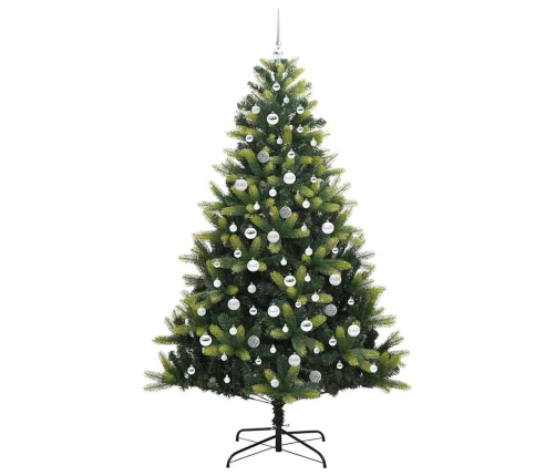 Mākslīgais Saliekamais Ziemassvētku Koks 300 Led Zaļa 210 Cm Vidaxl