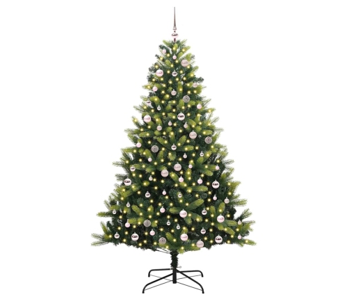 Mākslīgā Izliektā Ziemassvētku Eglīte Ar 300 Led Lampiņām Vidaxl