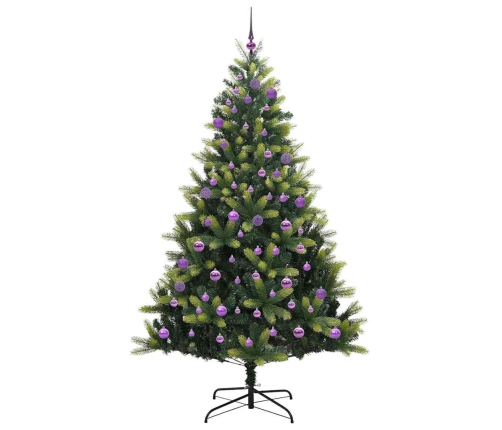 Mākslīgā Locāmā Ziemassvētku Egle Ar 300 Led Lampiņām 240 Cm Vidaxl