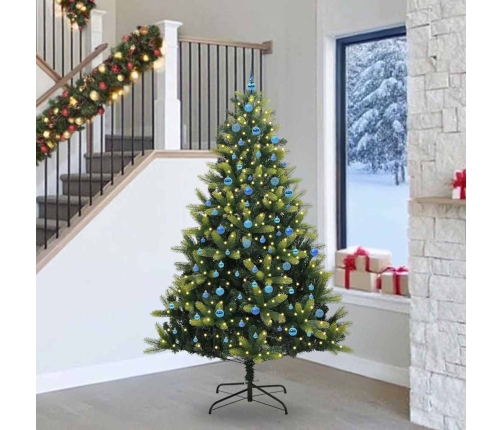 Mākslīgā Saliekamā Ziemassvētku Egle Ar 300 Led Gaismām 240 Cm Vidaxl