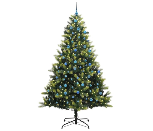 Mākslīgā Saliekamā Ziemassvētku Egle Ar 300 Led Gaismām 240 Cm Vidaxl