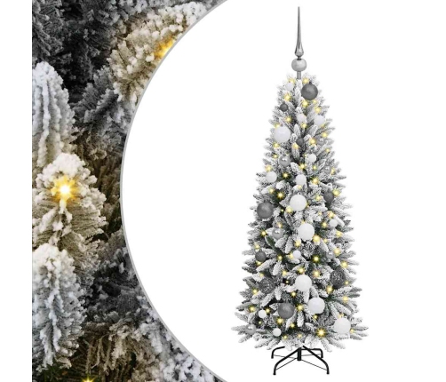 Mākslīgā Ziemassvētku Eglīte Balts 120 Cm Pvc Vidaxl