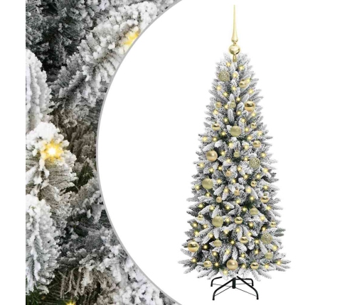 Mākslīgāziemassvētkueglīte Balts 53 X 53 X 120 Cm Pvc Vidaxl