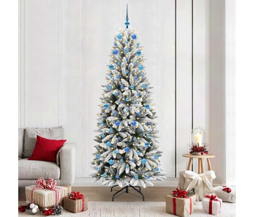 Mākslīgā Ziemassvētku Eglīte Su 300 Led Balts 78 X 78 X 210 Cm Vidaxl