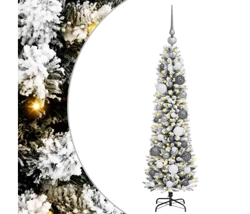 Mākslīgāziemassvētkueglīte Balts 120Cm Pvc Vidaxl