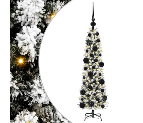 Mākslīgā Ziemassvētku Eglīte Su 150 Led Zaļš Un Balts 120 Cm Vidaxl