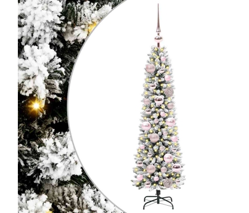 Mākslīgā Ziemassvētku Eglīte Su 150 Led Zaļš Un Balts 120 Cm Vidaxl