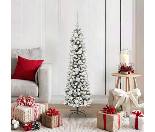 Mākslīgā Ziemassvētku Eglīte Su 150 Led Zaļš Un Balts 120 Cm Vidaxl