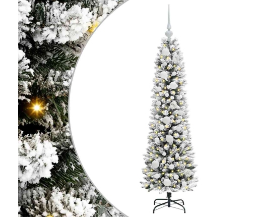 Mākslīgā Ziemassvētku Eglīte Su 150 Led Zaļš Un Balts 120 Cm Vidaxl