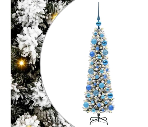 Mākslīgā Ziemassvētku Eglīte Su 150 Led Zaļš Un Balts 120 Cm Vidaxl