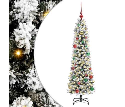 Mākslīgā Ziemassvētku Eglīte Su 150 Led Zaļš Un Balts 150 Cm Vidaxl