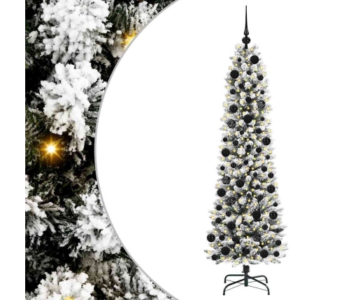 Mākslīgā Ziemassvētku Eglīte Su 300 Led Zaļš Un Balts 180 Cm Vidaxl